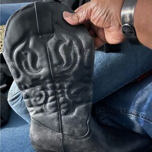 Cloudwalkers Black Heeled Boots